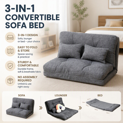 Seater sofa bed convertible - 2,
