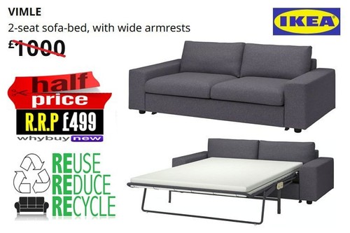 Rrp 1000 ikea vimle - vimle, two