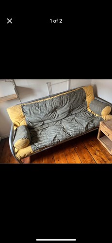 Two seater futon sofa bed - two,
