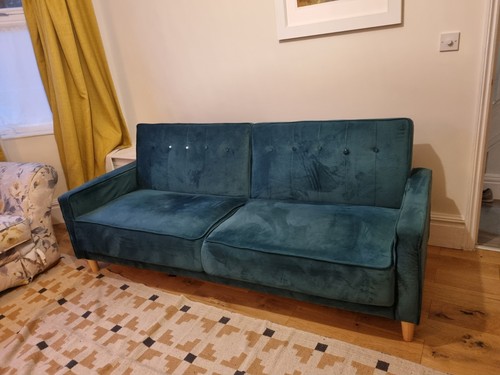 Two seater sofa - , bed
