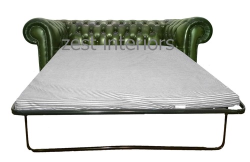 Chesterfield antique green - antique, two