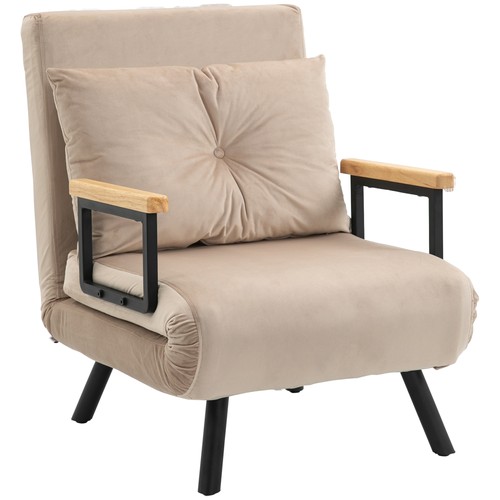 Homcom fabric convertible - fabric, sofa