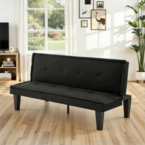 Convertible futon sofa bed - sofa,
