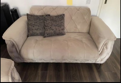 Brown sofa bed two - brown, bed,