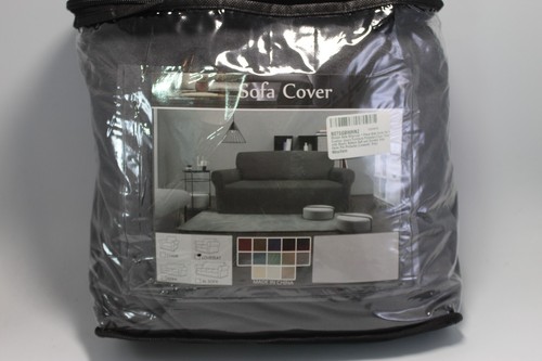 Gray stretch seat loveseat - stretch,