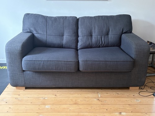 Grey two seater sofa - grey,