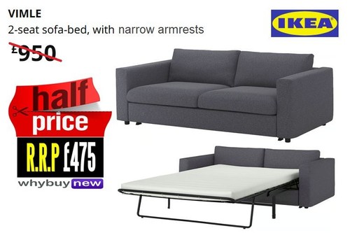 Rrp 950 ikea vimle - vimle, two