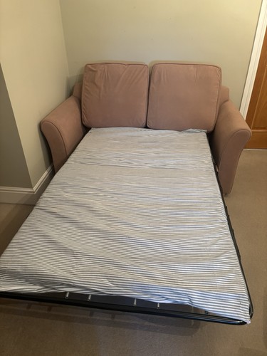 Two seater sofa bed beige - seater,